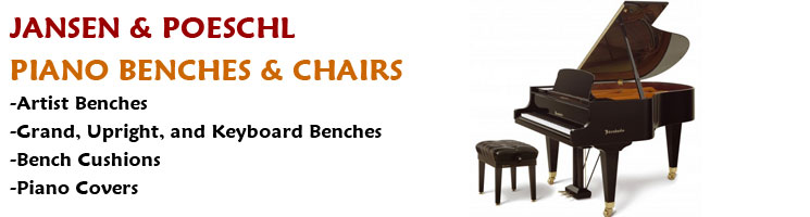 Jansen & Poeschl Artist Benches