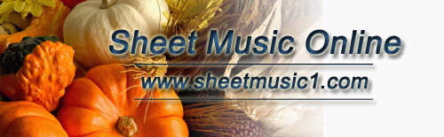 sheet music online - the original online since 1995