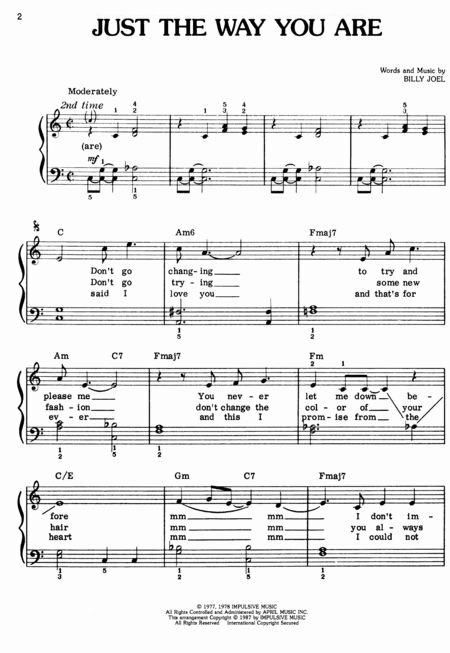 Puff The Magic Dragon sheet music for piano or keyboard (E-Z Play)